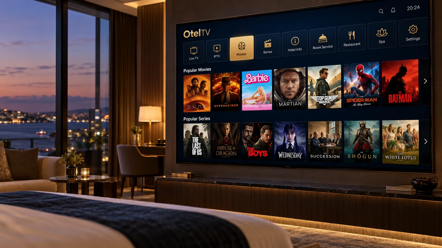 MisafirTV otel VOD film ve dizi içerik platformu